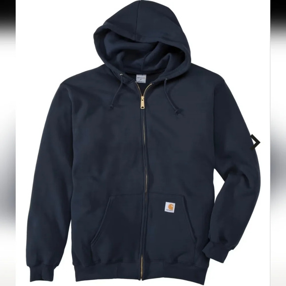 Carhartt Other - Carhartt Midweight Full-Zip Long-Sleeve Hooded Sweatshirt RD Men's Size 4XL